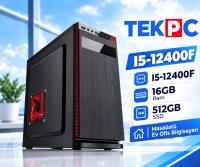 TEKPC I5-12400F 16GB Ram 500GB M.2 NVMe SSD 2GB VGA Masaüstü Ev Ofis Bilgisayarı